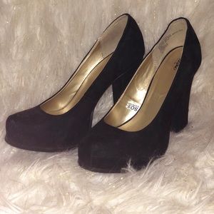 Black high heels